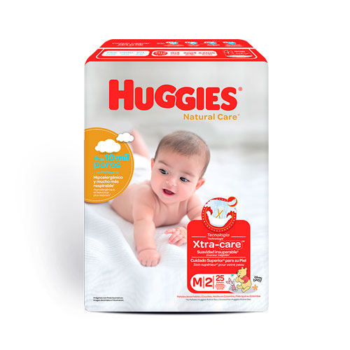 PANAL HUGGIES NATCARE ET2 M X 25 UNDS