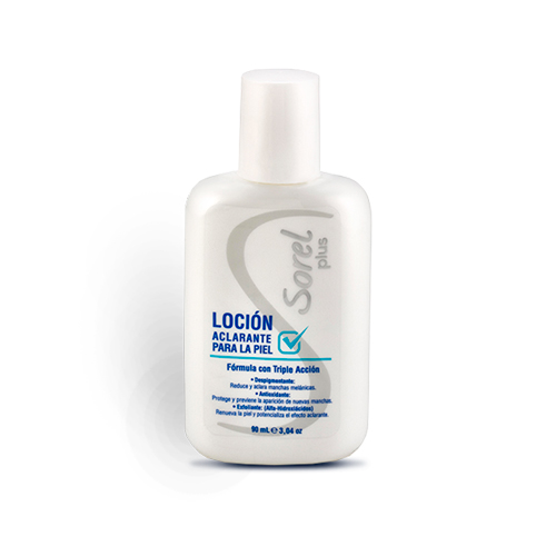 SOREL LOCION PLUS ACLARANTE FCO X 90 ML