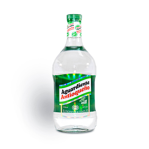 AGUARDIENTE ANTIOQUENO 24 GRADOS S/A X 1750 ML