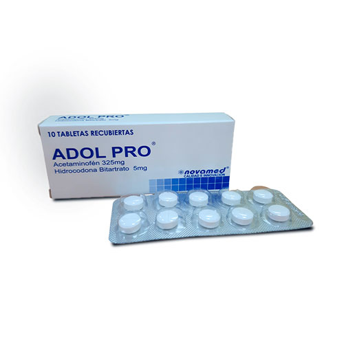 ADOL PRO 325/5 MG CAJA X 10 TABS