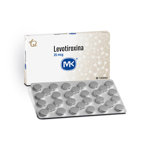 LEVOTIROXINA  25 MCG MK CAJA X 30 TABS
