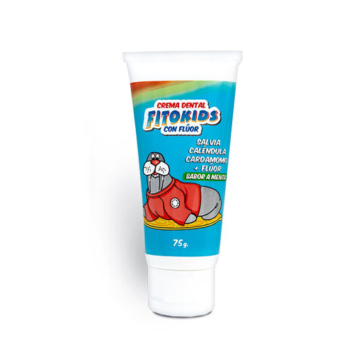 CREMA DENT.FITOKIDS FLUOR MENTA X 75 GR