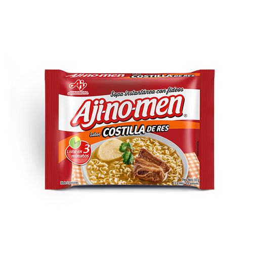 SOPA INSTANTANEA AJI-NO-MEN COSTILLA X 80 G