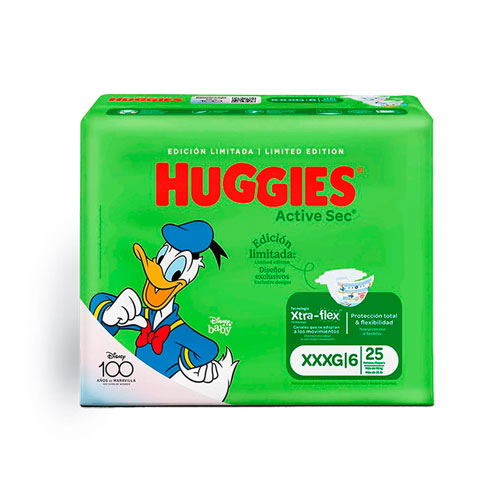 PANAL HUGGIES ACT/SEC ET6 XXXG X 25 UNDS