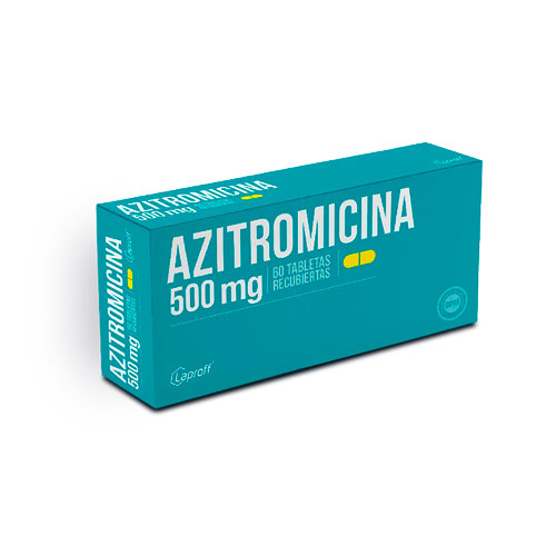 AZITROMICINA 500 MG LAPROFF CAJA X 60 TABS