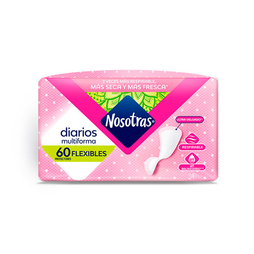 PROTECTORES NOSOTRAS FLEXIBLES PQTE X 60 UNDS