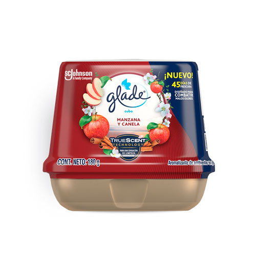GLADE CUBO MANZANA CANELA X 180 GR