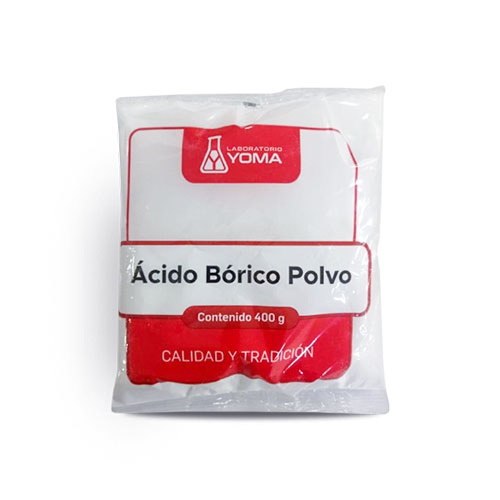 ACIDO BORICO POLVO YOMA BOLSA X 400 GR