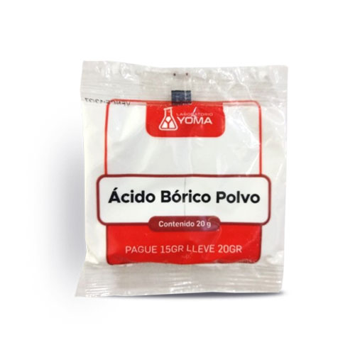 ACIDO BORICO POLVO YOMA BOLSA X 20 GR