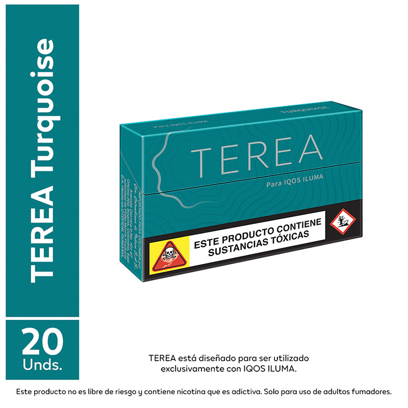CIGAR. TEREA TURQUOISE X 20 UNDS