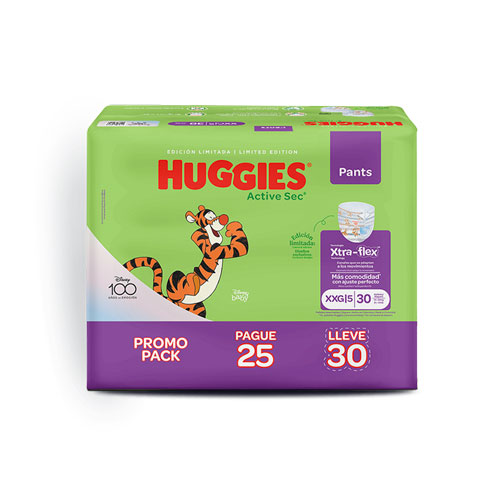 PANAL HUGGIES ACT/SEC ET5 XXG PANTS PGUE 25 LLV 30