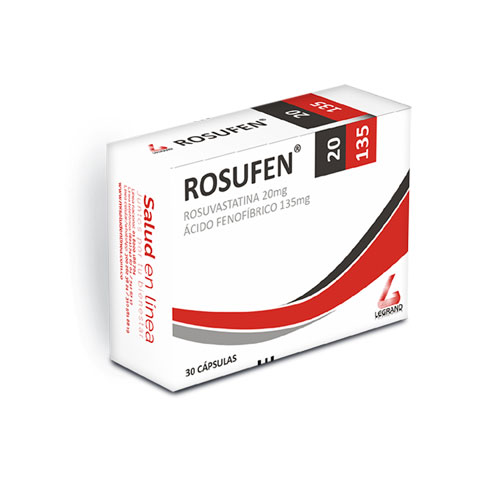 ROSUFEN 20/135 MG CAJA X 30 CAPS