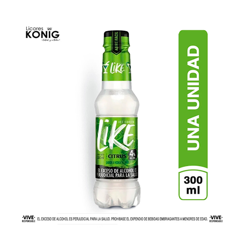 VODKA LIKE LIMON BOT X 300 ML