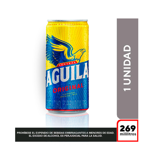 CERVEZA AGUILA LATA X 269 ML