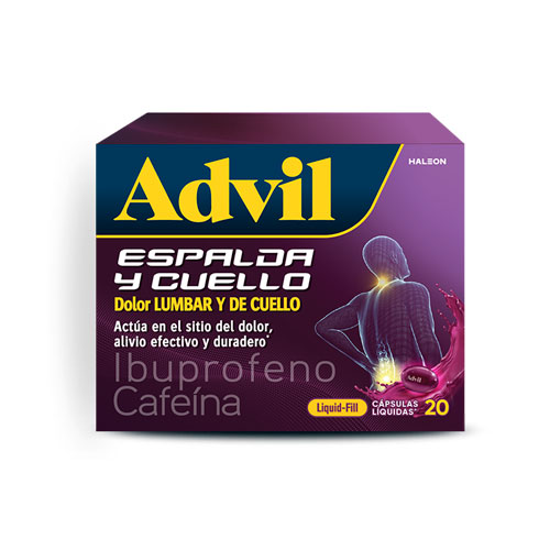 ADVIL ESPALDA Y CUELLO CAJA X 20 CAPS
