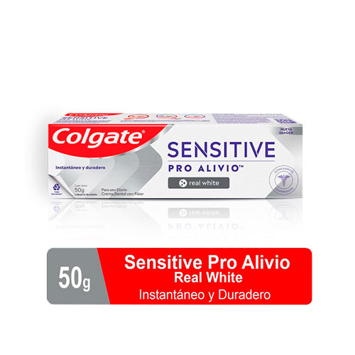 CREMA DENT.COLGATE SENS.PROAL REAL WHITE X 50