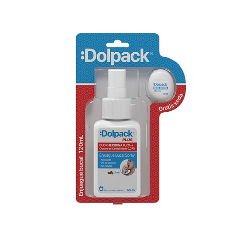 ENJUAGUE DOLPACK PLUS SPRAY GTS SEDA FCO X 120 ML