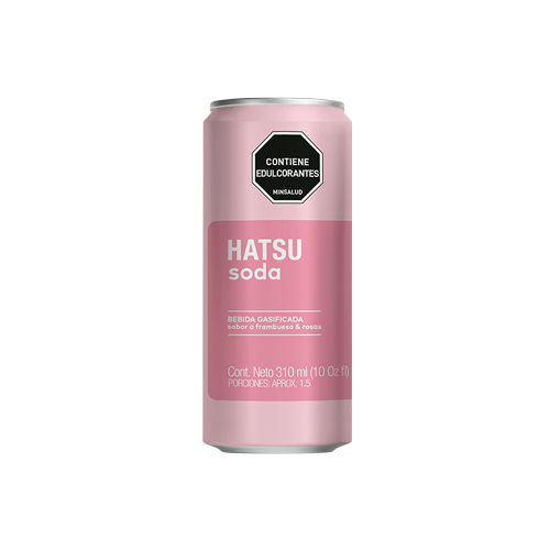 SODA HATSU FRAMBUESA & ROSAS LATA X 310 ML
