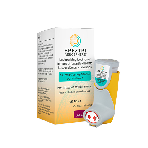 BREZTRI AEROSPHERE FCO X 120 DOSIS