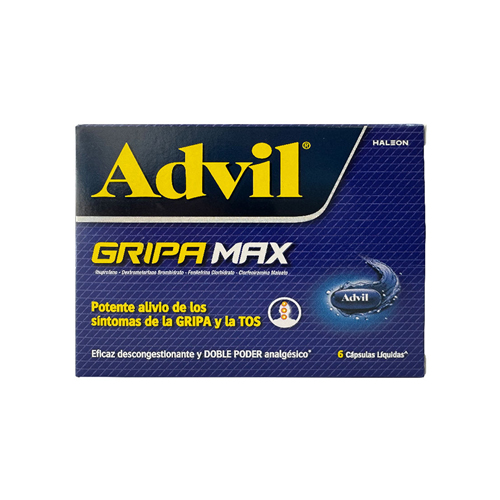 ADVIL GRIPA MAX CAJA X 6 CAPS