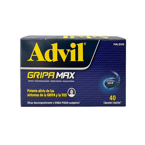 ADVIL GRIPA MAX CAJA X 40 CAPS