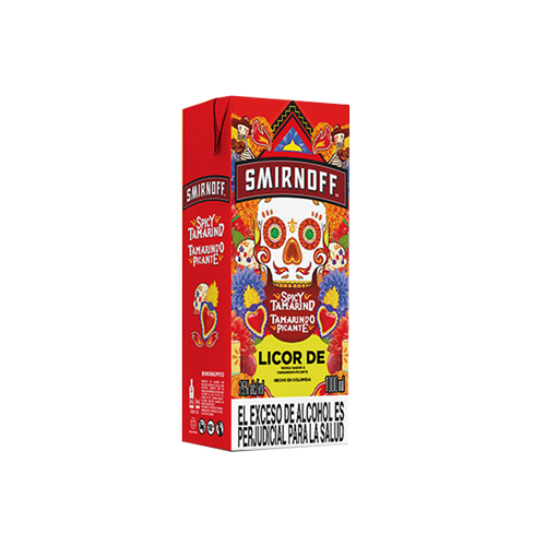 VODKA SMIRNOFF TAMARINDO CAJA X 1000 ML