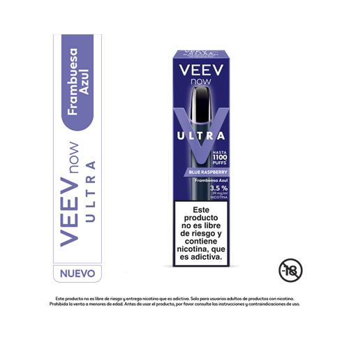 VEEV NOW ULTRA FRAMBUESA AZUL X 1 UND