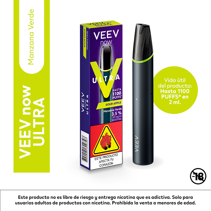 VEEV NOW ULTRA MANZANA VERDE X 1 UND