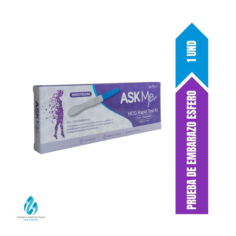 PRUEBA EMBARAZO ASK ME FEM ESFERO CAJA X 1 UND