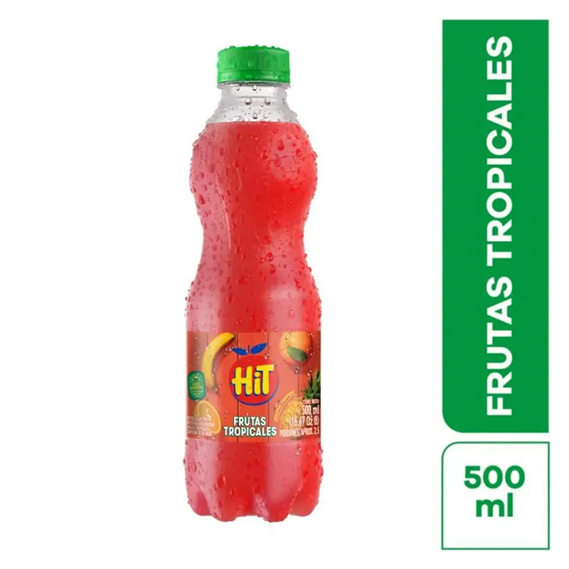 JUGO HIT FRUTAS TROPICALES BOT X 500 ML