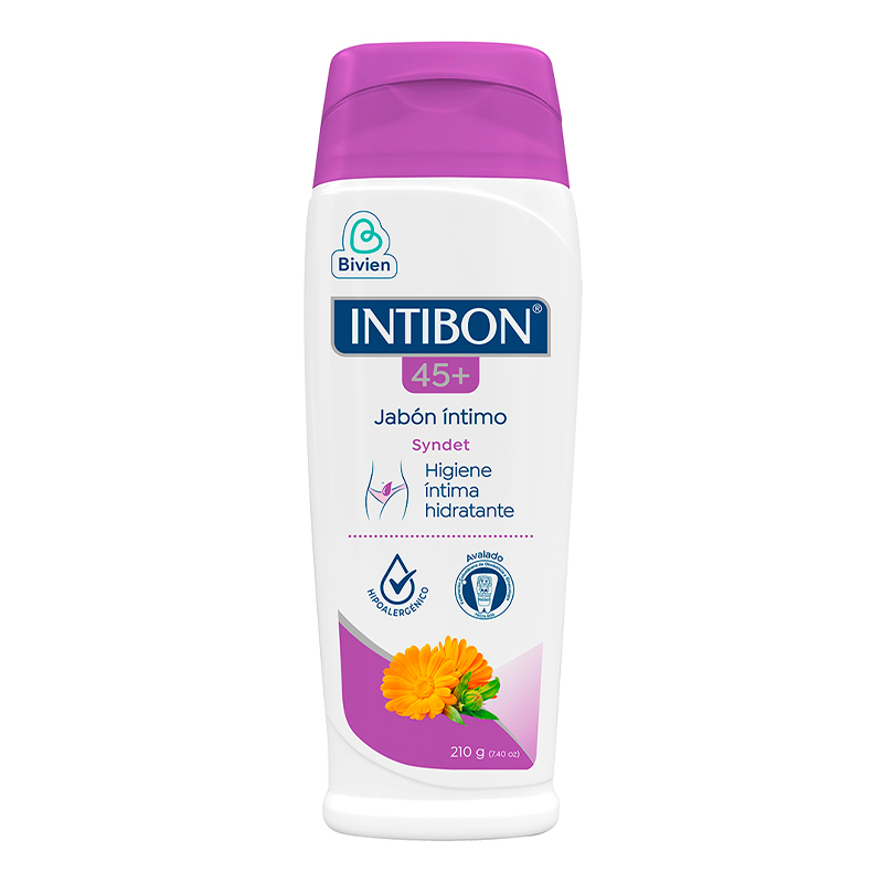 JABON INT.INTIBON 45+ FCO X 210 GR