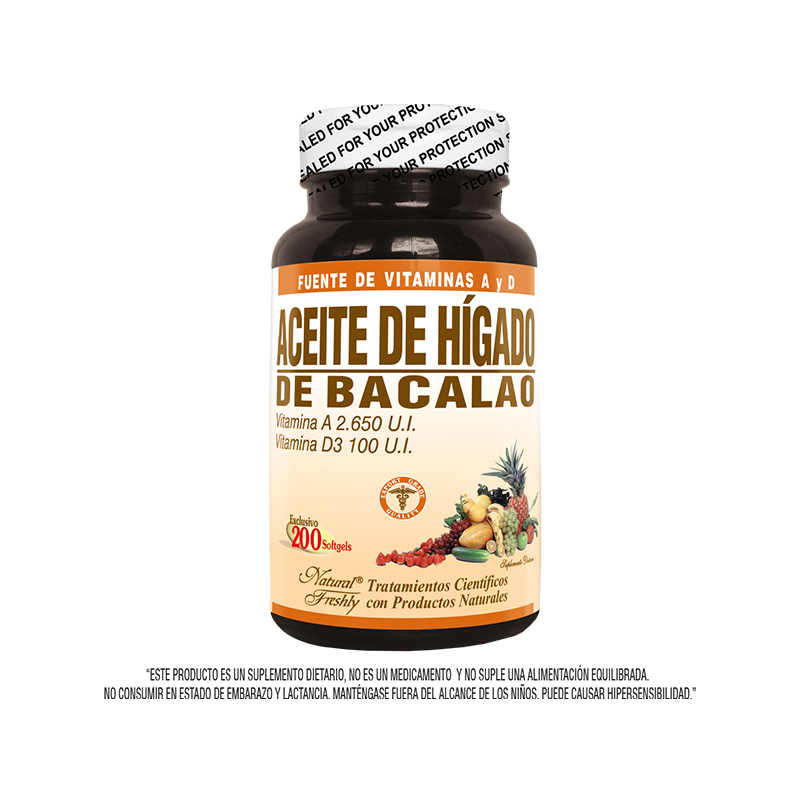 ACEITE DE HIGADO NAT.FRESHLY FCO X 200 CAPS