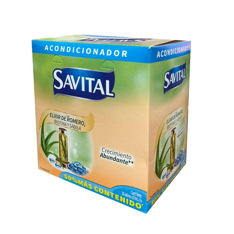 ACOND.SAVITAL ELIXIR CAJA X 20 S/S