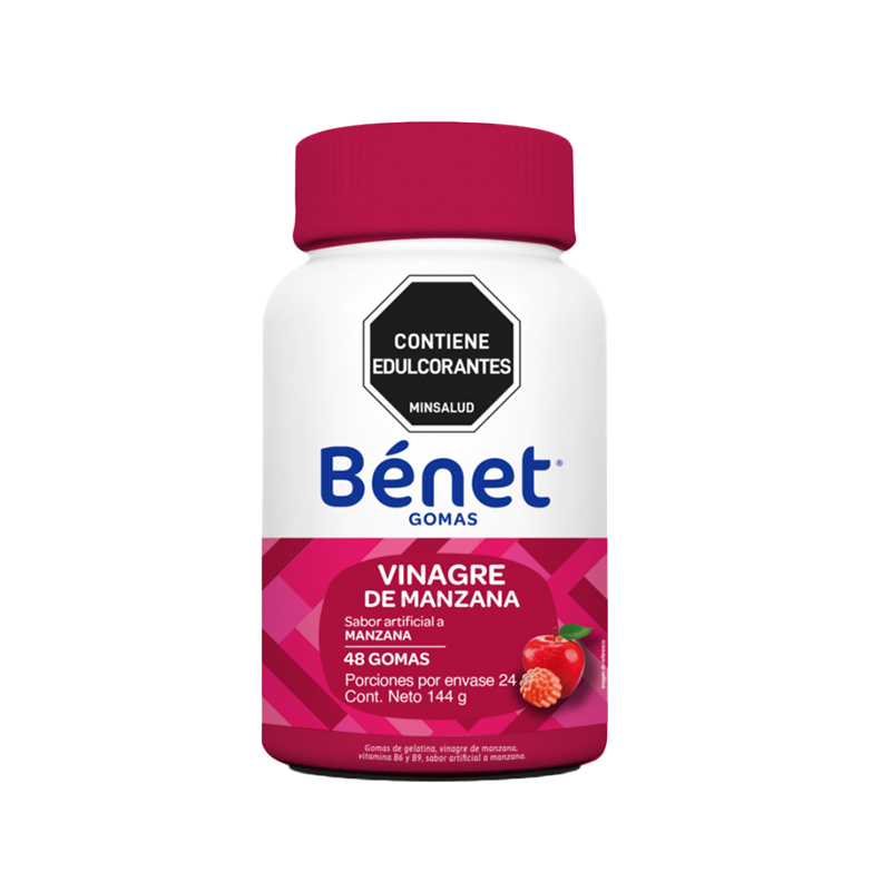 BENET GOMAS VINAGRE DE MANZANA FCO X 48 UNDS