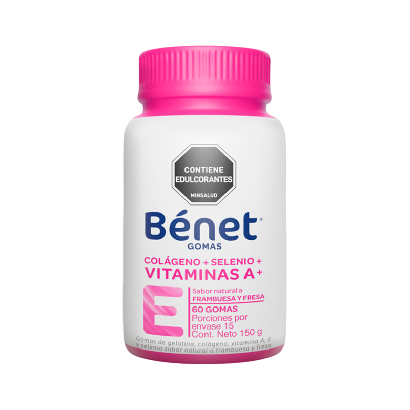 BENET GOMAS COLAGENO+SELENIO FCO X 60 UNDS