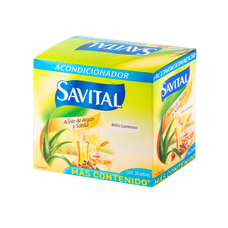 ACOND.SAVITAL ARGAN/SABILA CAJA X 20 S/S