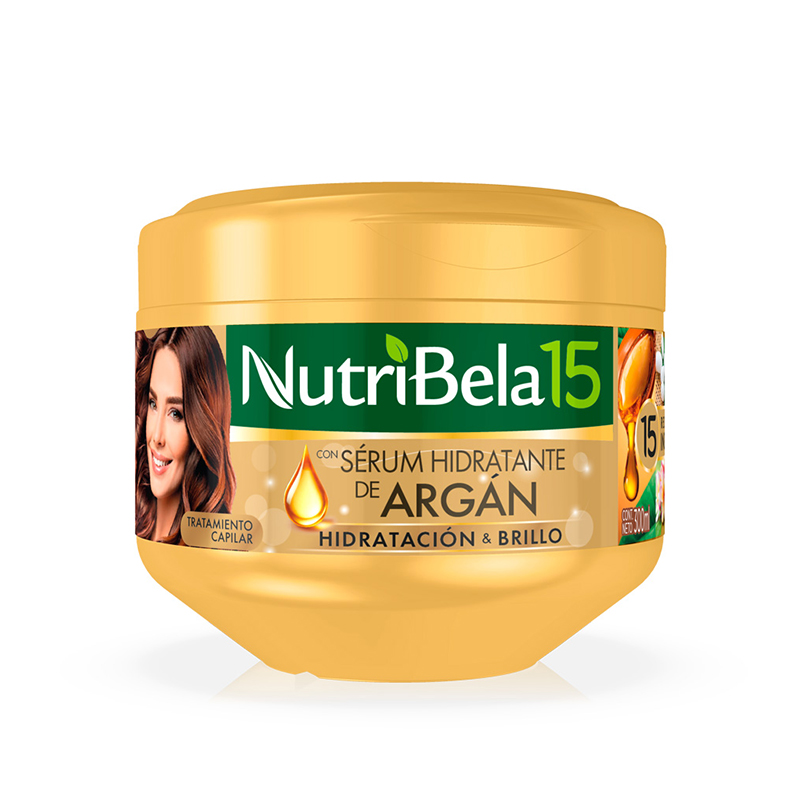 TRAT.NUTRIBELA ARGAN FCO X 300 ML