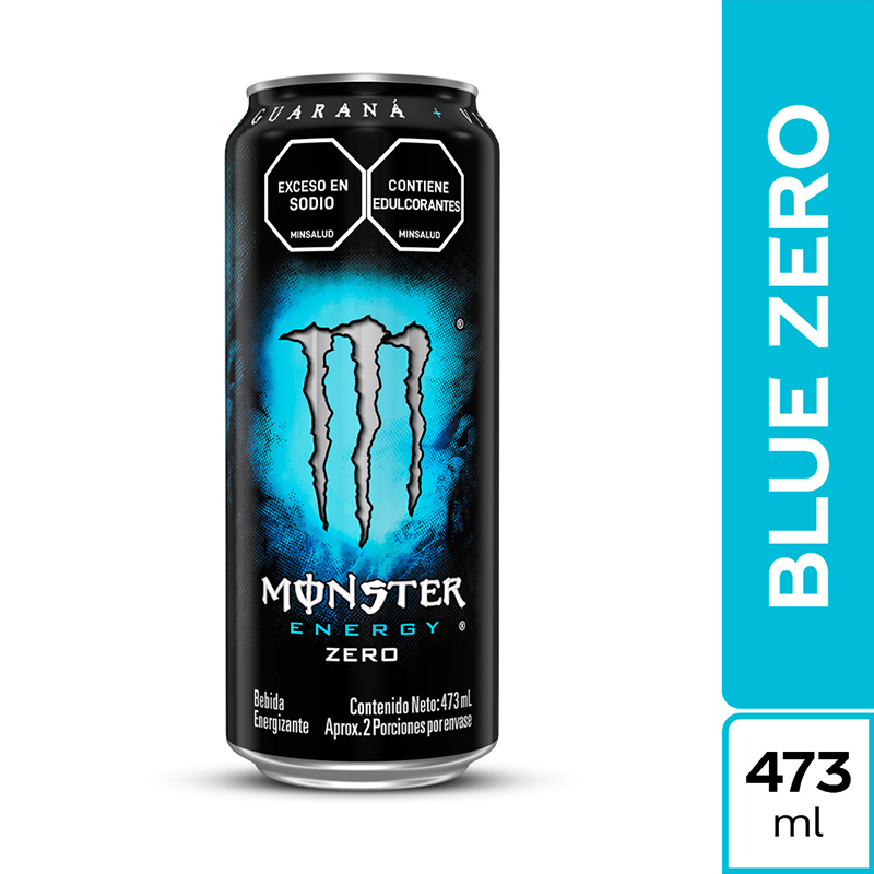 ENERGIZANTE MONSTER BLUE ZERO LATA X 473 ML