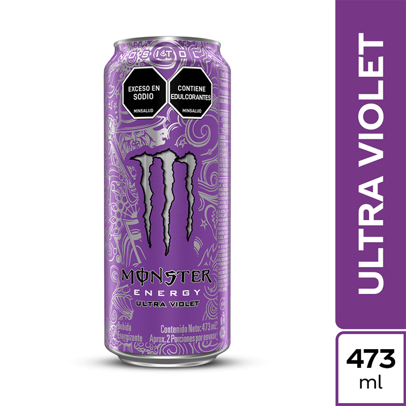ENERGIZANTE MONSTER VIOLET LATA X 473 ML