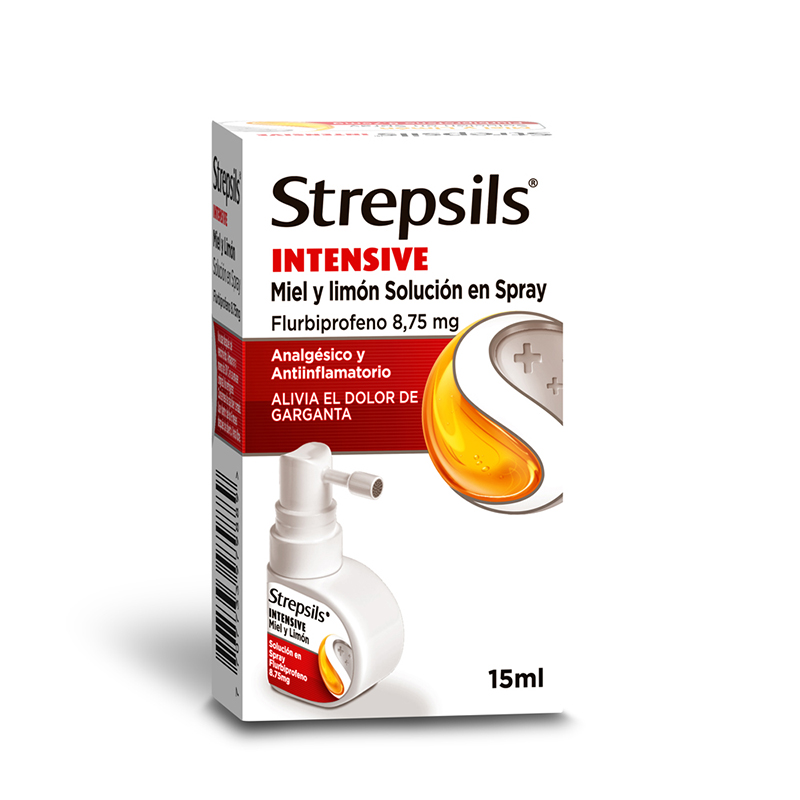 STREPSILS INTENSIVE MIEL LIMON SPRAY X 15 ML