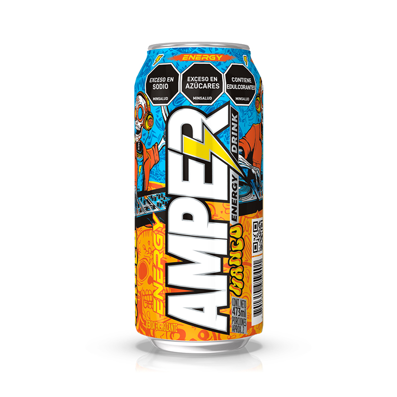 ENERGIZANTE AMPER MANGO PARTY LATA X 473 ML