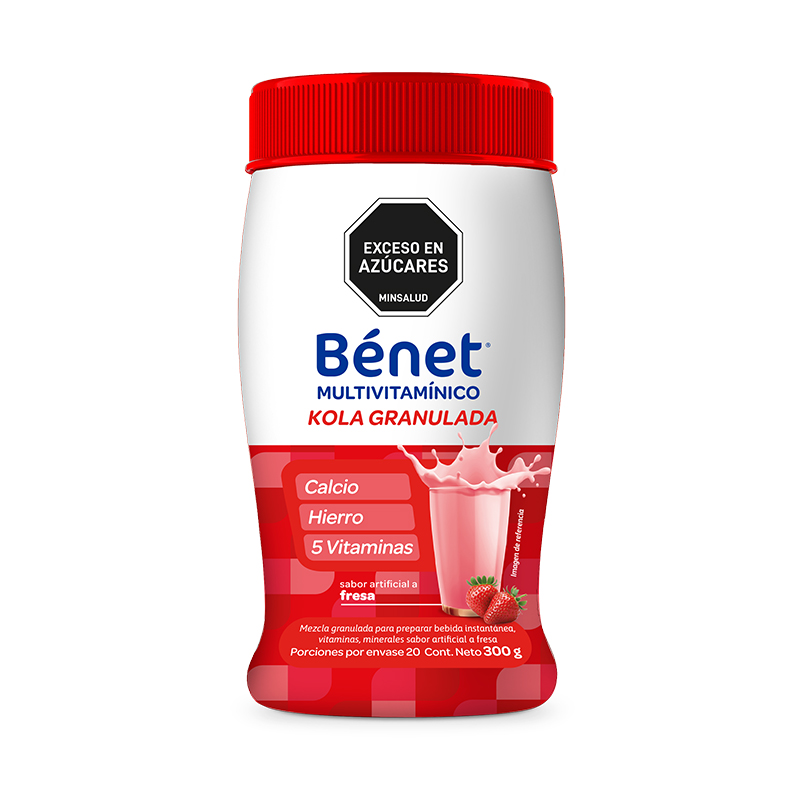 BENET KOLA GRANULADA FRESA FCO X 300 GR