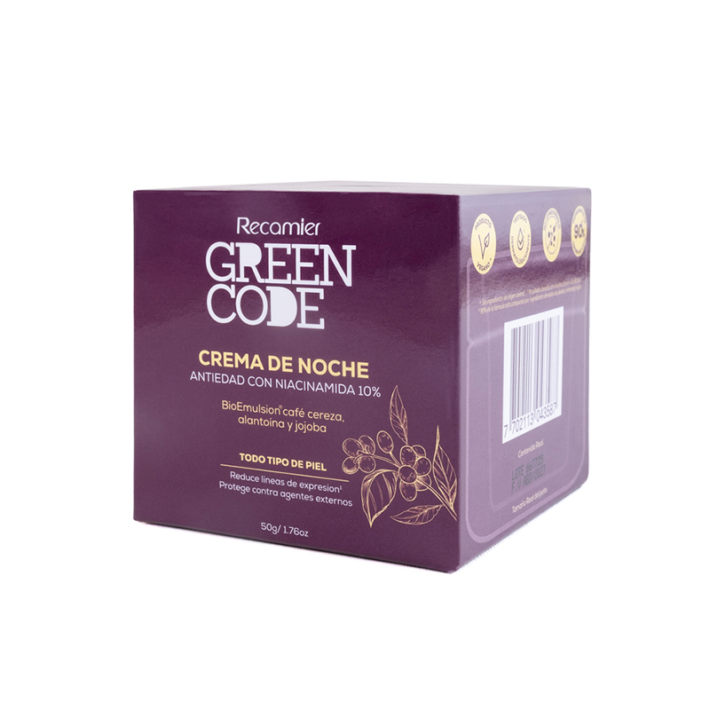 CREMA GREEN CODE FACIAL NOCHE FCO X 50 GR