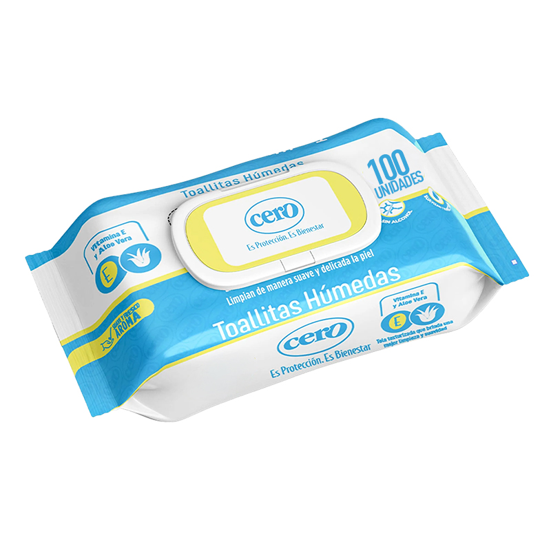 TOALLITAS CERO VITA E/ALOE X 100 UNDS