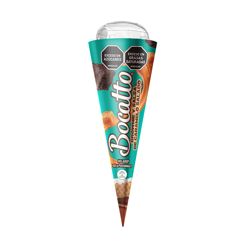 HELADO BOCATTO BROWNIE CARAMELO SALADO X 93 GR