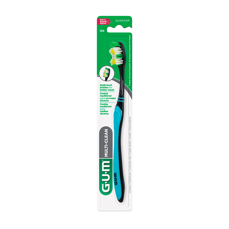 CEPILLO GUM MULTICLEAN X 1 UND