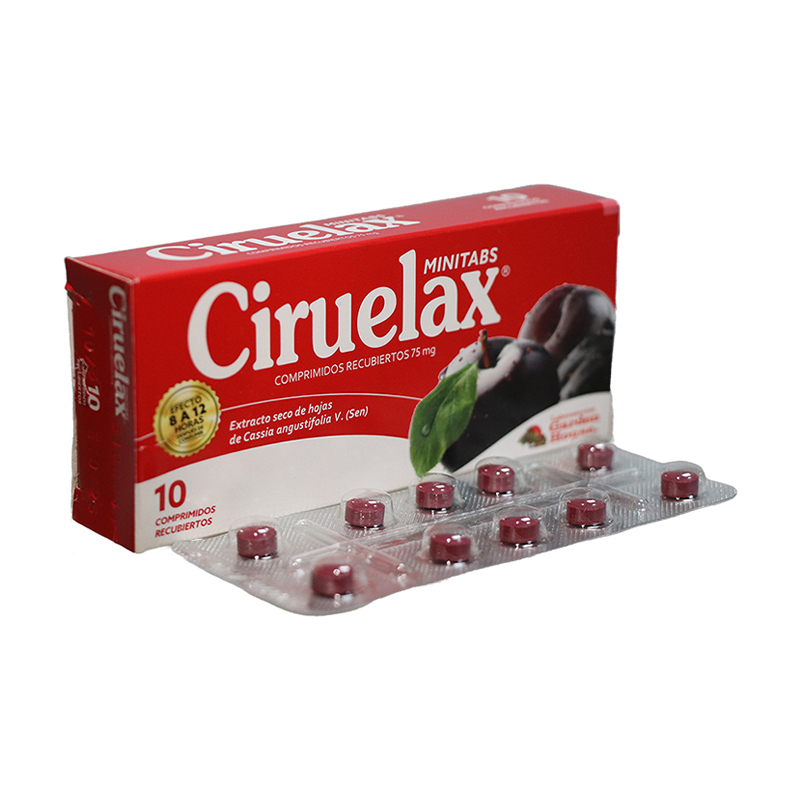 CIRUELAX MINITABS CAJA X 10 COMP