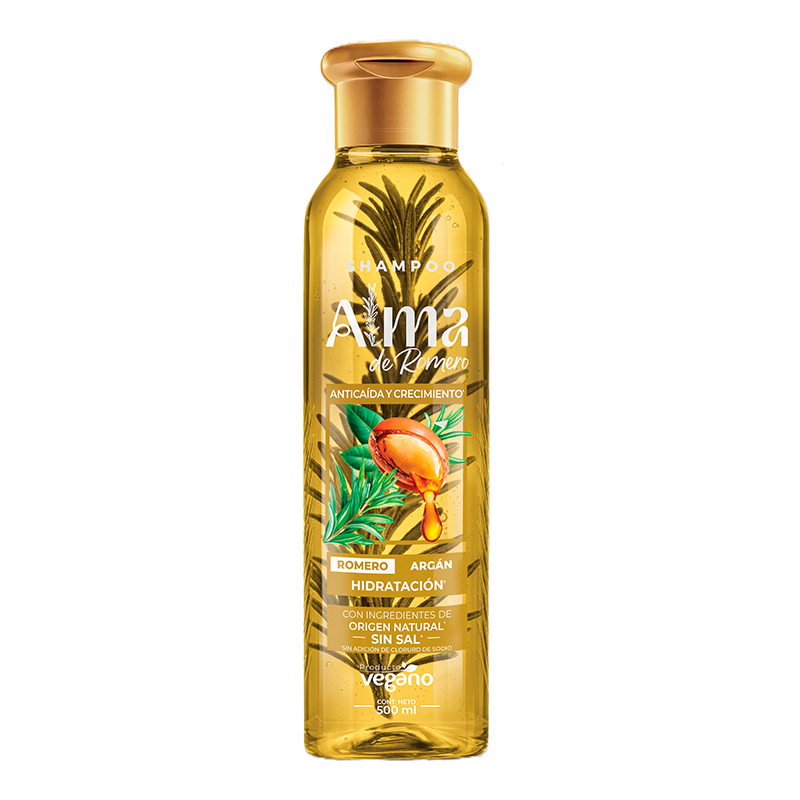 CHAMPU ALMA DE ROMERO ARGAN FCO X 500 ML