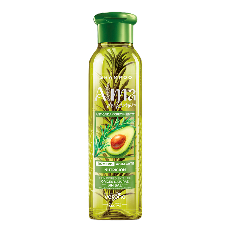 CHAMPU ALMA DE ROMERO AGUACATE FCO X 500 ML